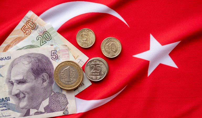 ارتفاع معدل التضخم في تركيا إلى أعلى مستوى .
