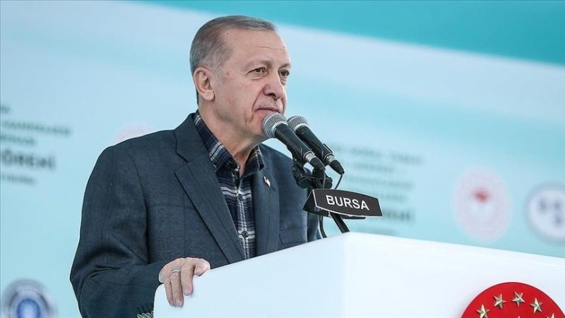 الرئيس أردوغان يفتتح مشاريع تنموية في بورصة .